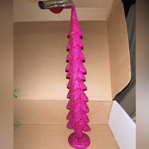 Solid Hot Pink Table Top Tree